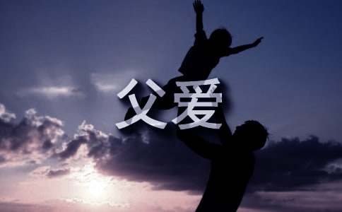 父爱无言的句子