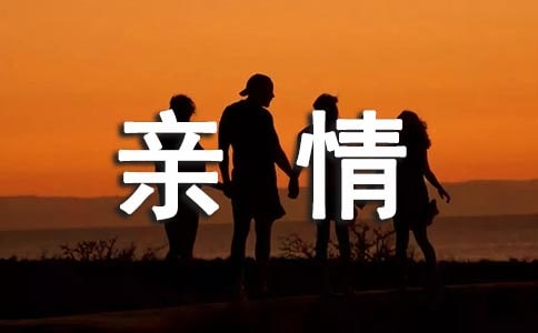 亲情的满分作文