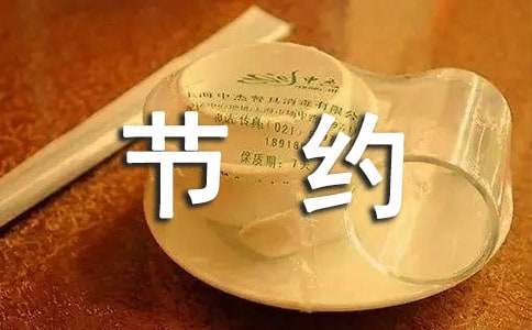 厉行节约反对浪费心得体会