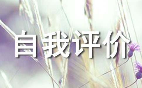 个人自我评价