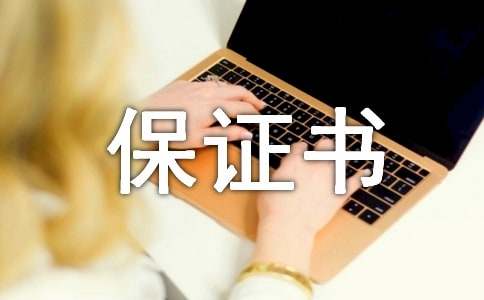 给老婆的保证书
