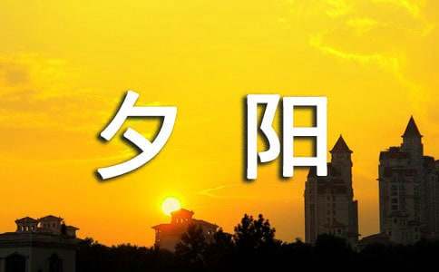 夕阳之美作文