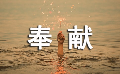 乐于奉献作文